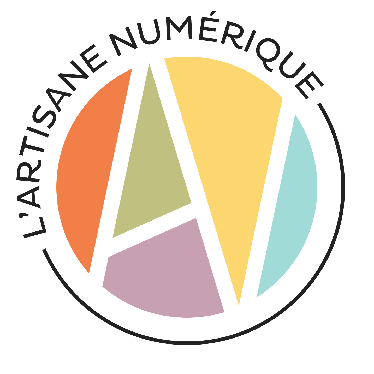 Logo de L'Artisane Numérique, développement de sites web sur mesure